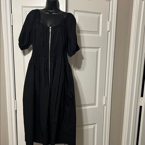 NWT Steve Madden Black Long Sleeve Dress with Zipper